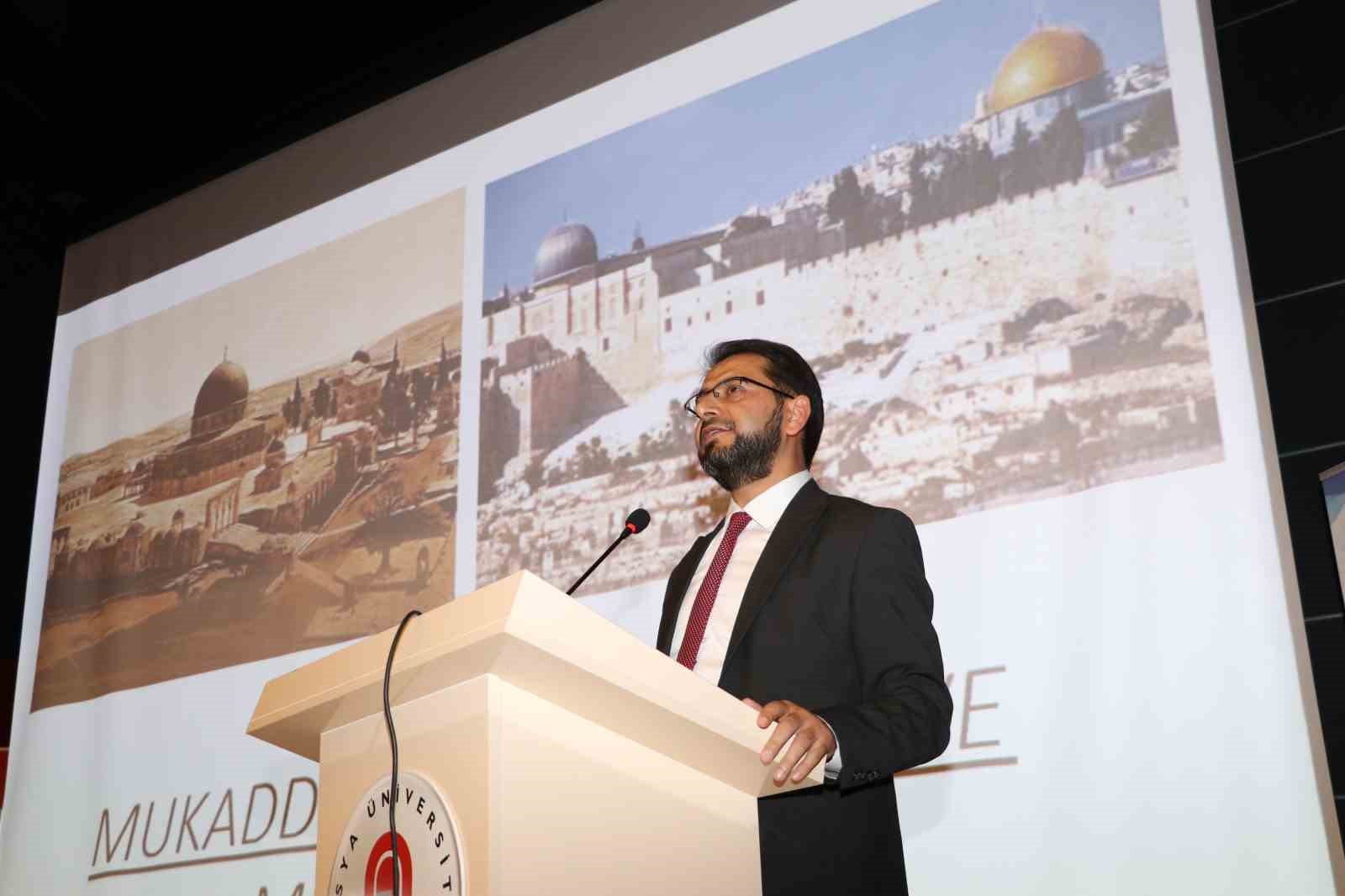 Taşova MYO’da Kudüs’ün önemi konulu konferans düzenlendi