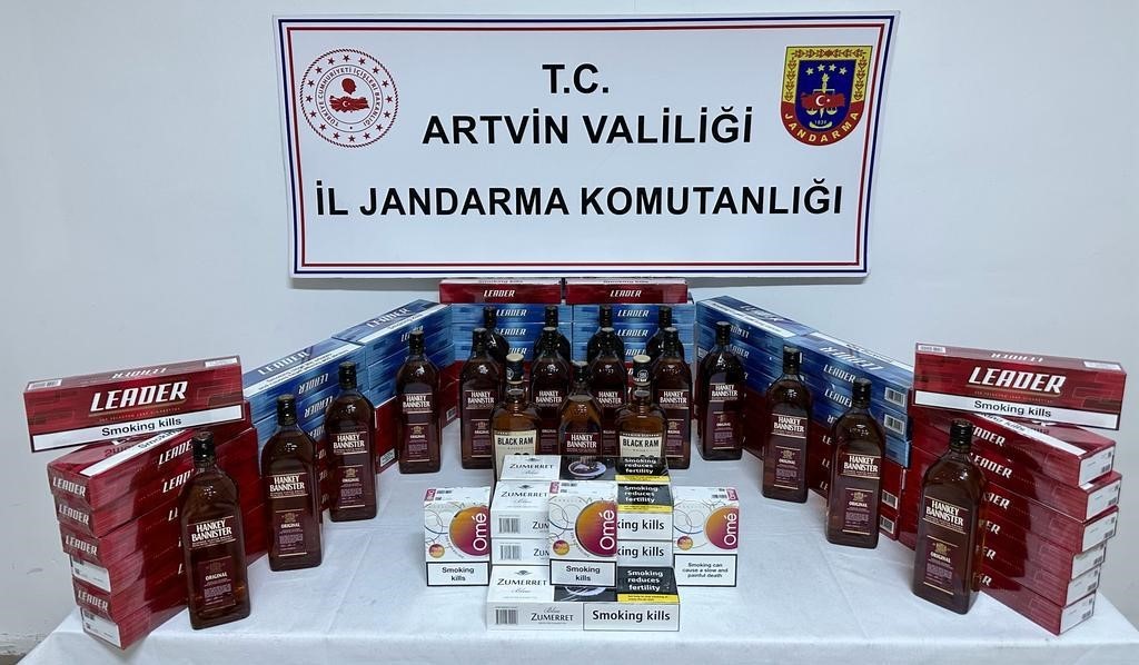 Artvin’de kaçakçılık operasyonları
