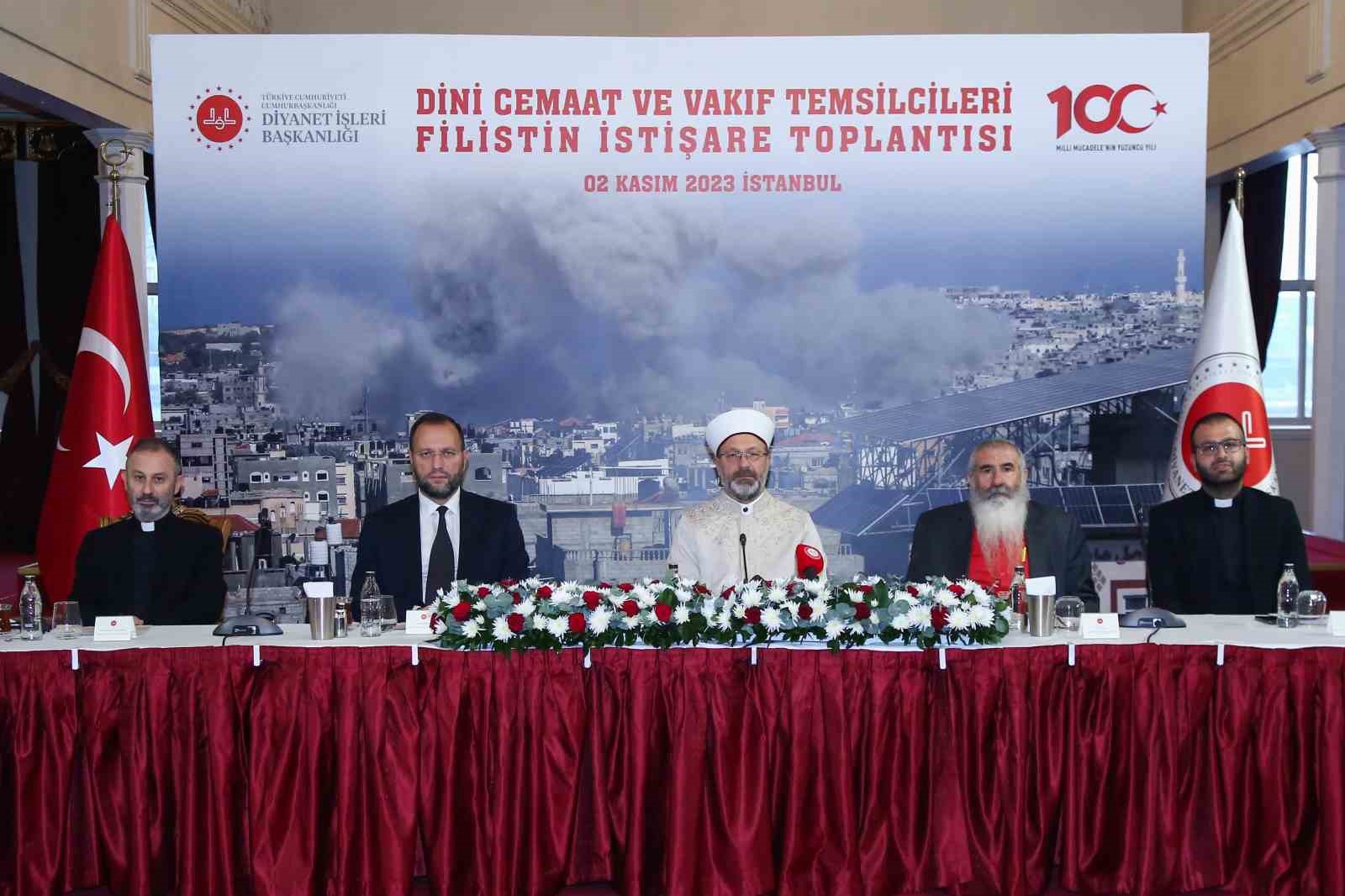 Diyanet İşleri Başkanı Erbaş gayrimüslim dini cemaat ve vakıf temsilcileriyle bir araya geldi