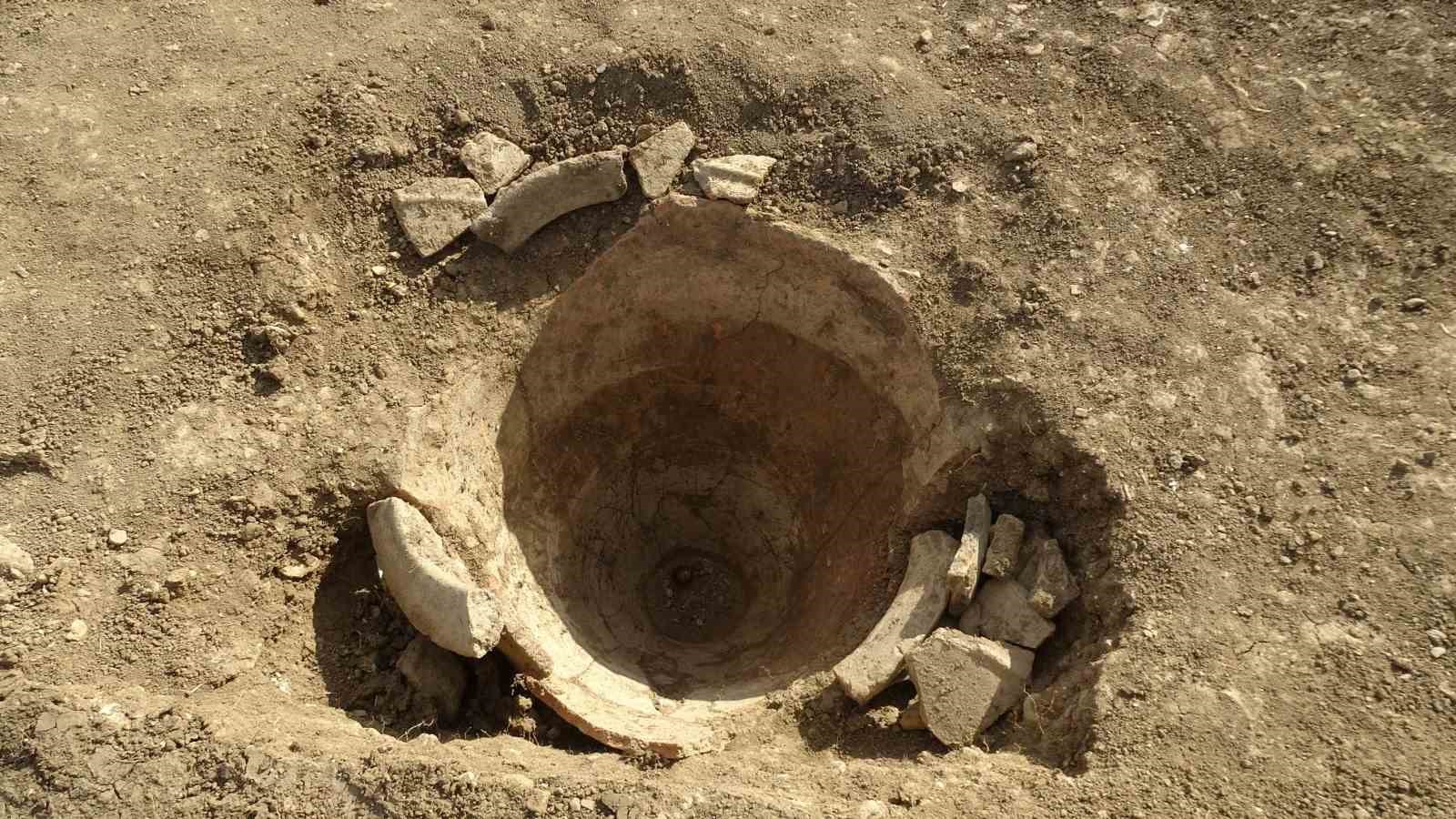 Temel kazısı sırasında Roma ve Helenistik dönemlere ait insan yerleşkesi bulundu
