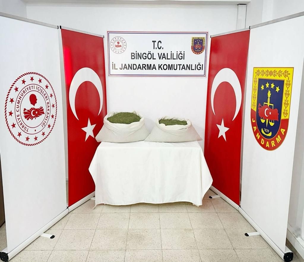 Bingöl’de 42 buçuk kilo uyuşturucu ele geçirildi