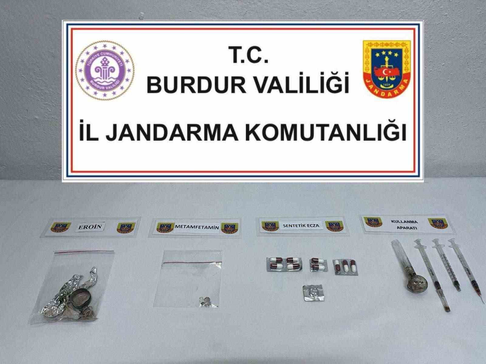 Burdur’da uyuşturucu operasyonu