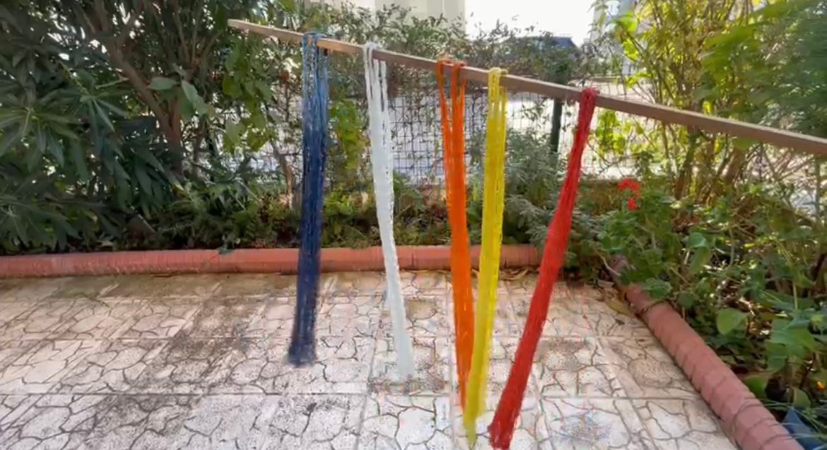 Sinop&rsquo;ta 61 yıldır kalkan ağı ipinden pazar &ccedil;antası yapıyor
