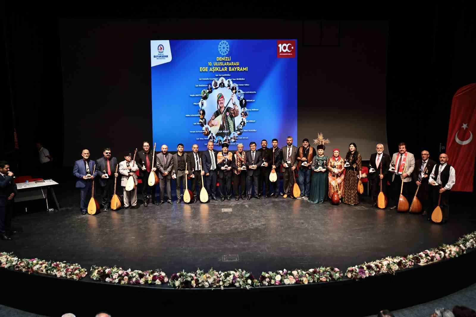 Denizli 10. Ege Aşıklar Bayramı’nda muhteşem final