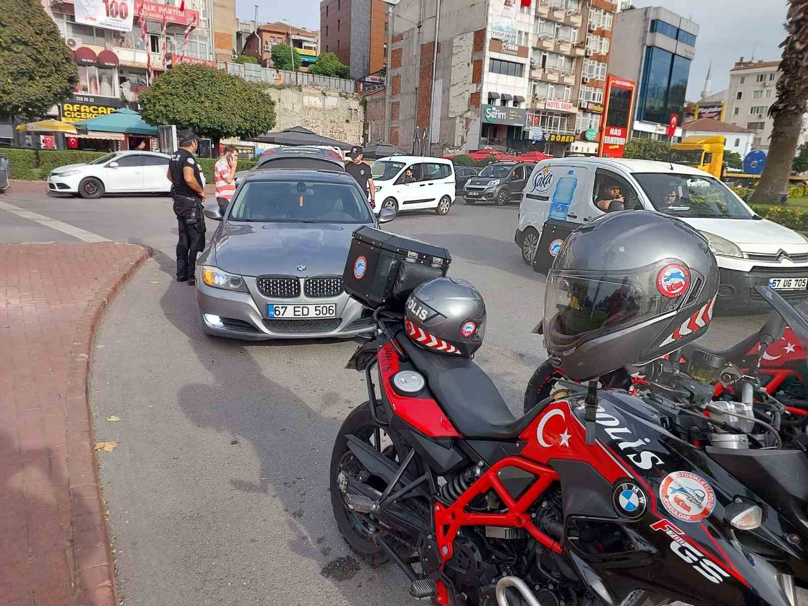 Ereğli’de emniyetten modifiye araçlara sıkı takip