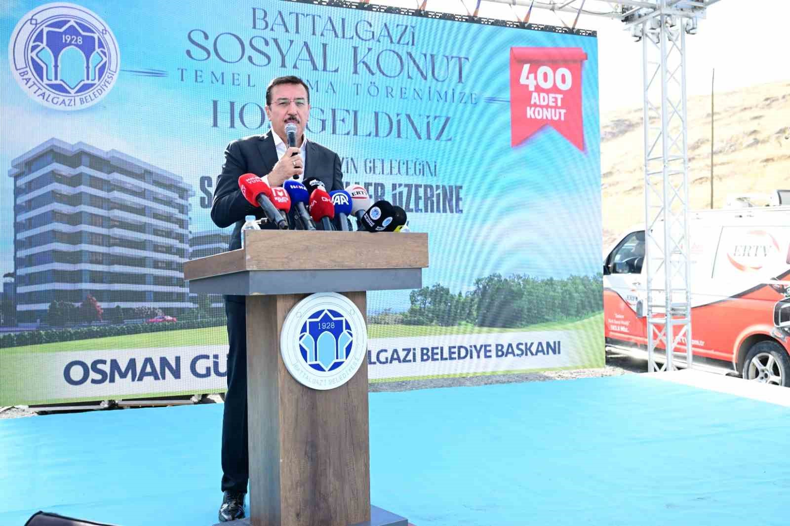 Battalgazide 400 sosyal konutun temeli atld
