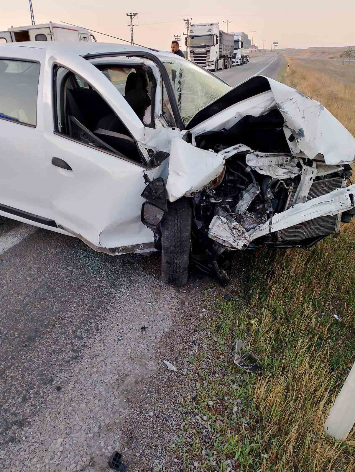 1 kişinin öldüğü, 4 kişinin yaralandığı feci kazanın görüntüleri ortaya çıktı