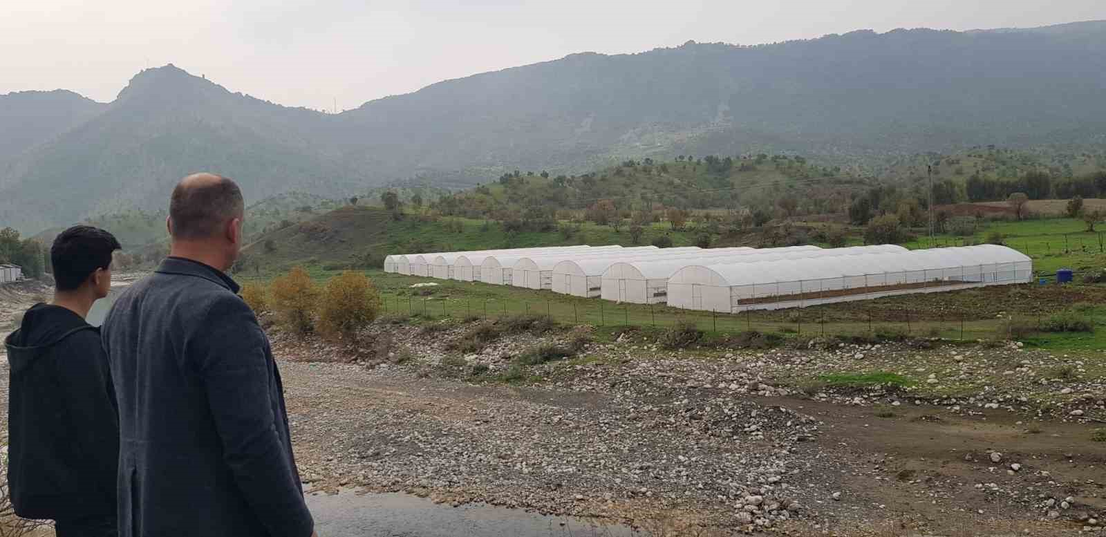 Derecik&rsquo;te seracılık gelişiyor
