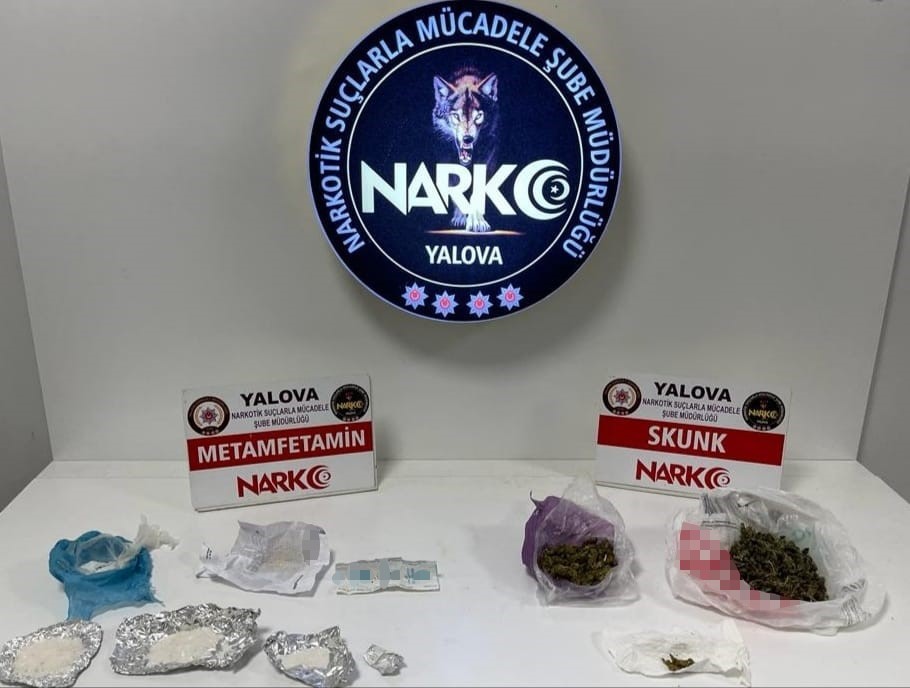 Yalova’da uyuşturucu operasyonunda 3 gözaltı