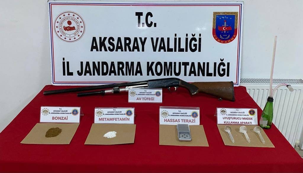 Aksaray’da jandarmadan uyuşturucu operasyonu