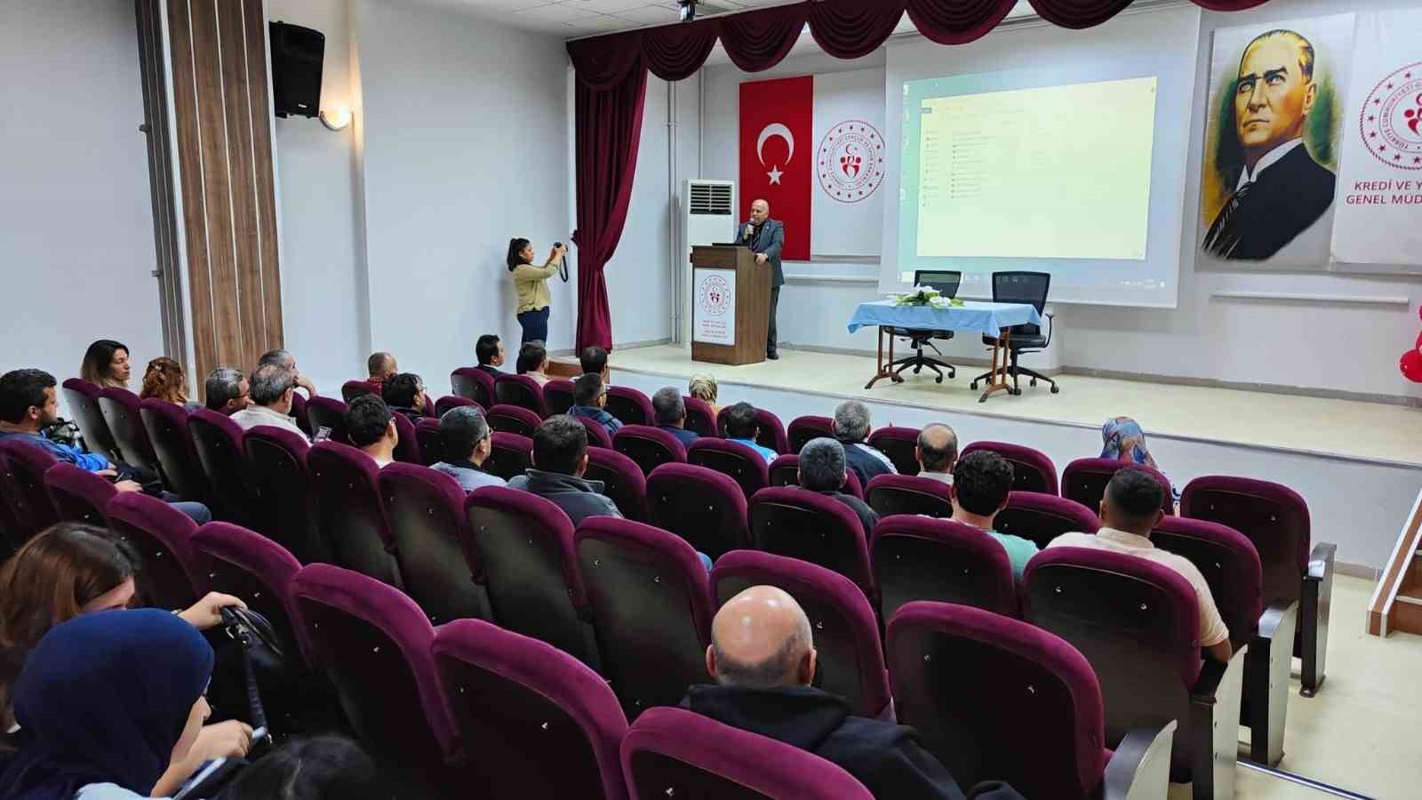 Yurt ve tesislerde görevli teknik personele eğitim verildi