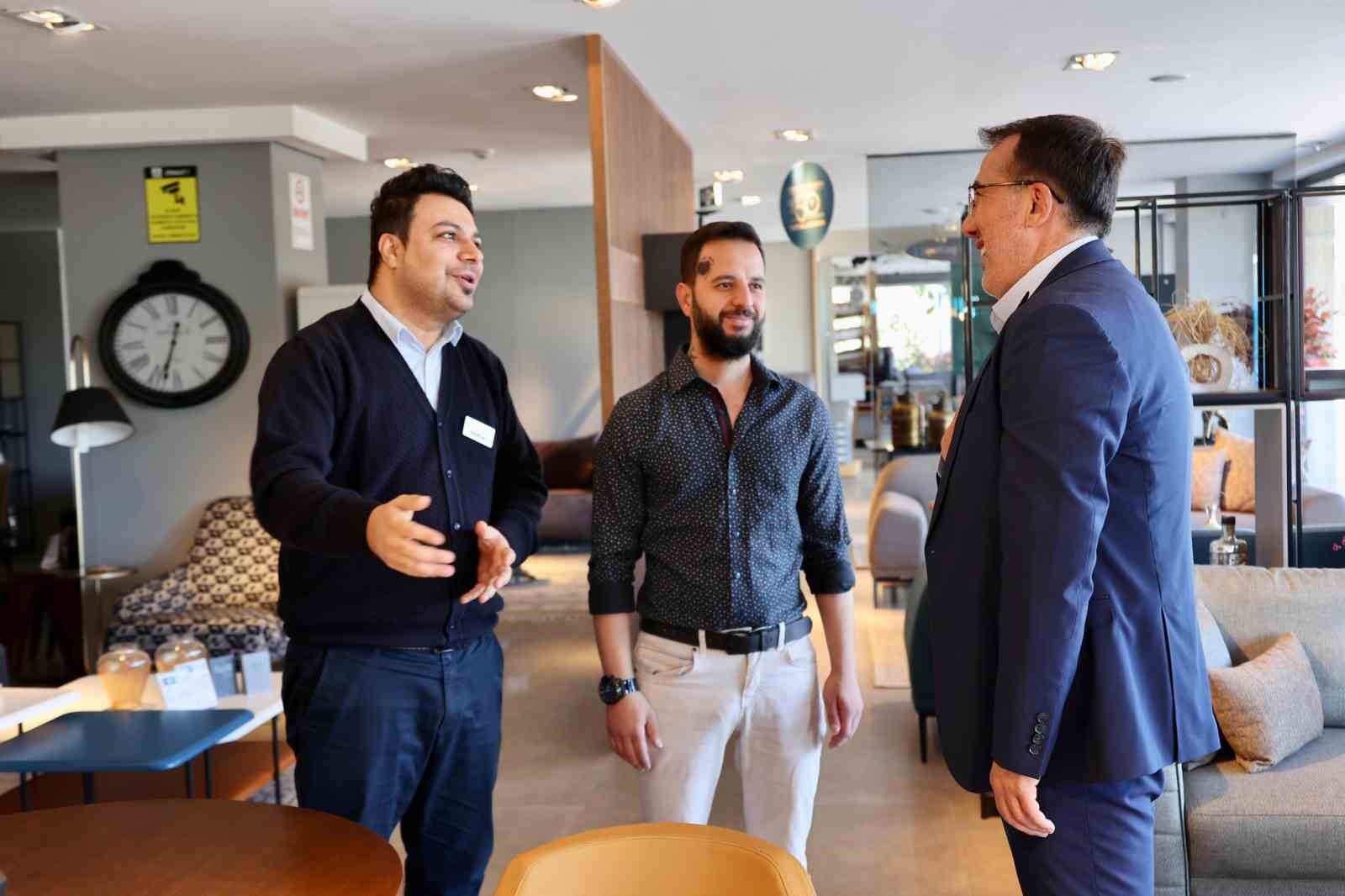 Başkan Savran’ın esnaf ziyaretleri sürüyor