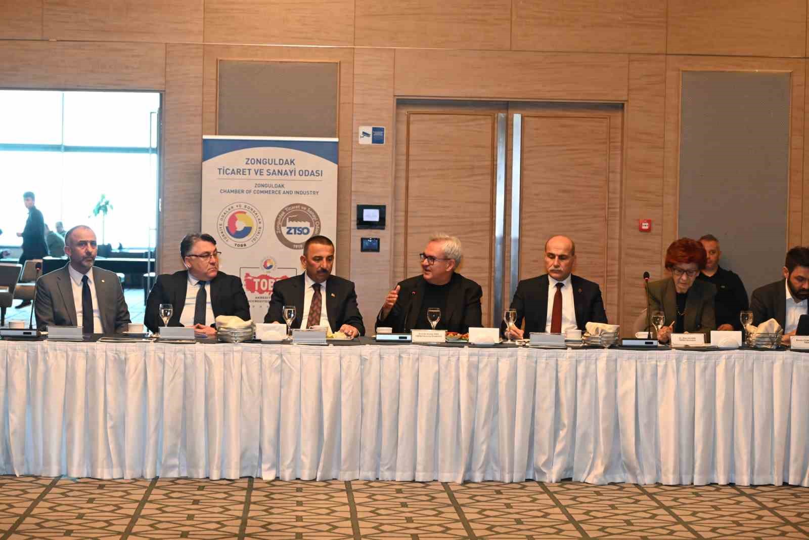 Rektör Özölçer, TEPAV ve ZTSO’nun düzenlediği toplantıya katıldı