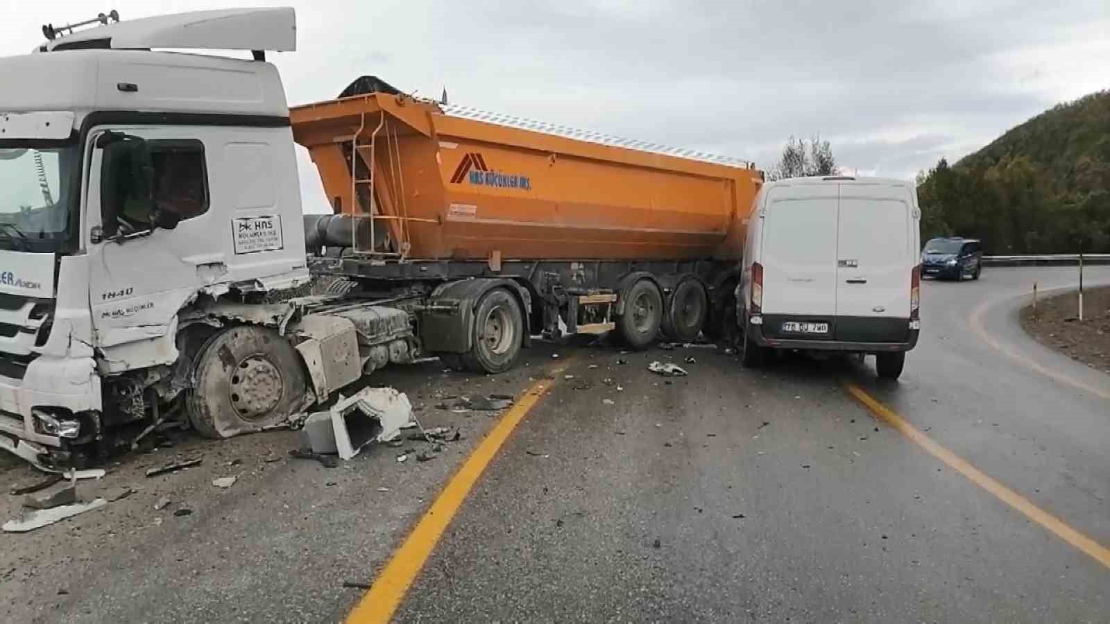 Yağmur kazayı beraberinde getirdi: 1 yaralı