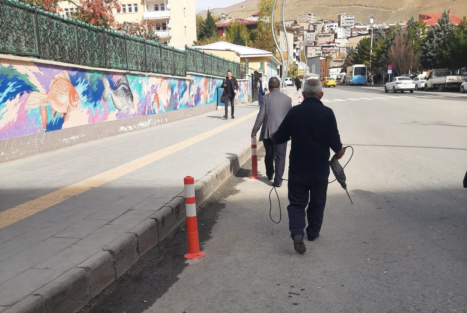 Hakkari Belediyesi duba çalışması başlattı