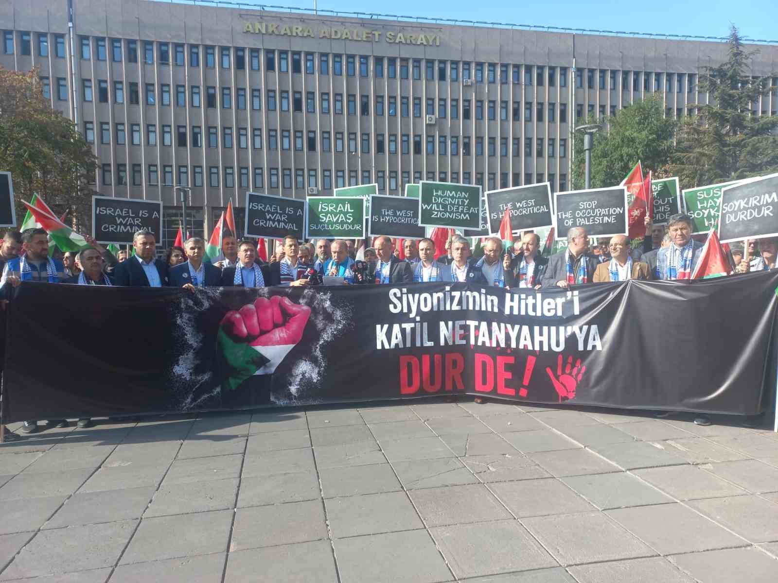 B&uuml;ro Memur-Sen&rsquo;den İsrail&rsquo;e karşı su&ccedil; duyurusu
