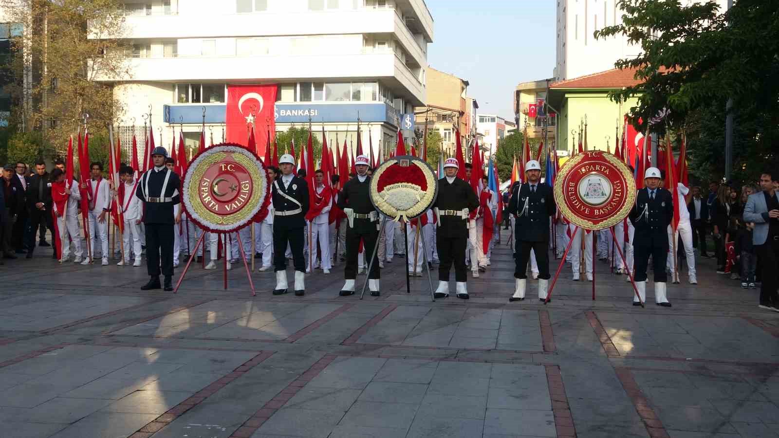 Atatürk vefatının 85. yıl dönümünde Isparta’da anıldı