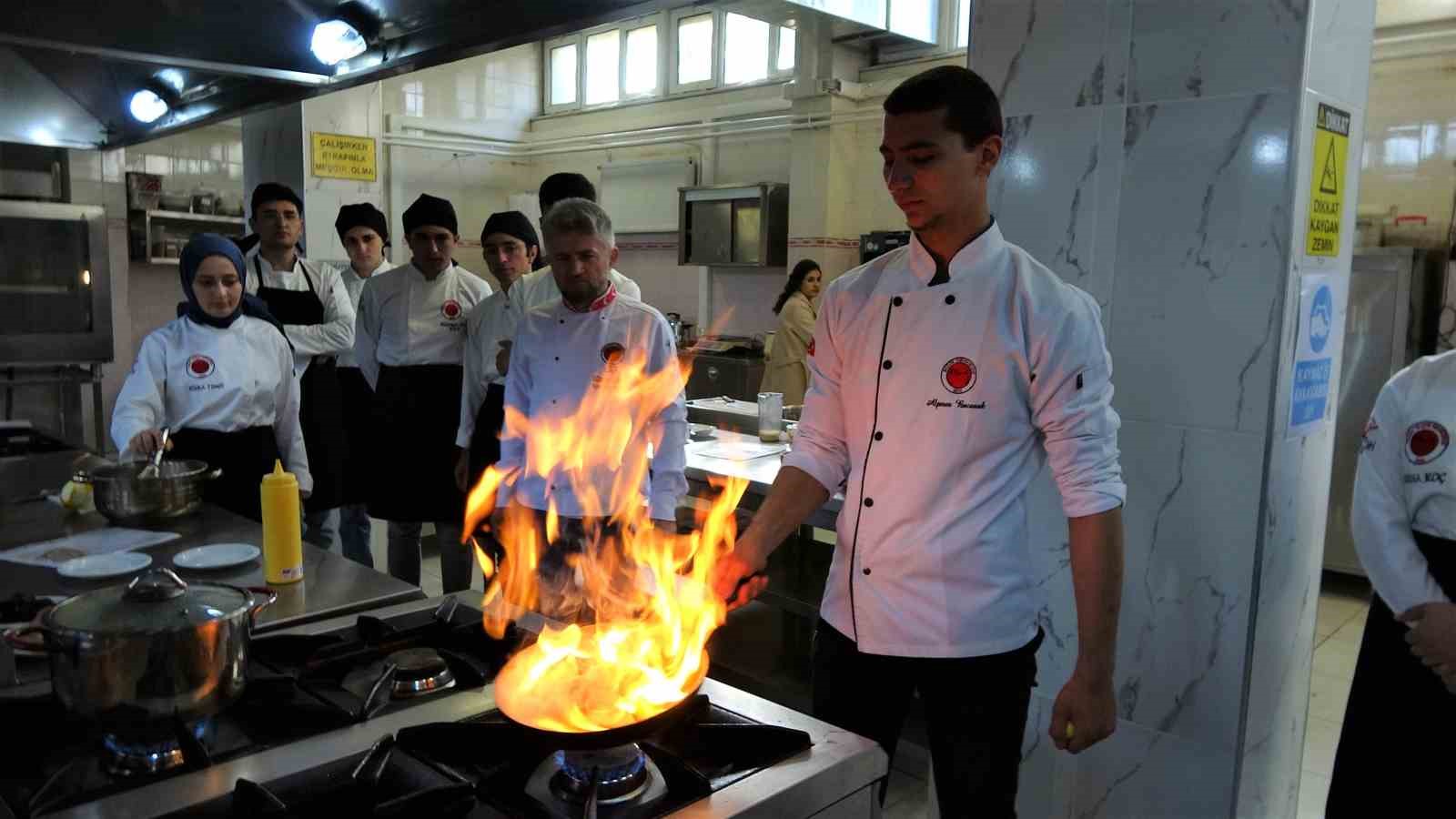 Geleceğin şef ve aşçıları Yozgat’ta yetişiyor
