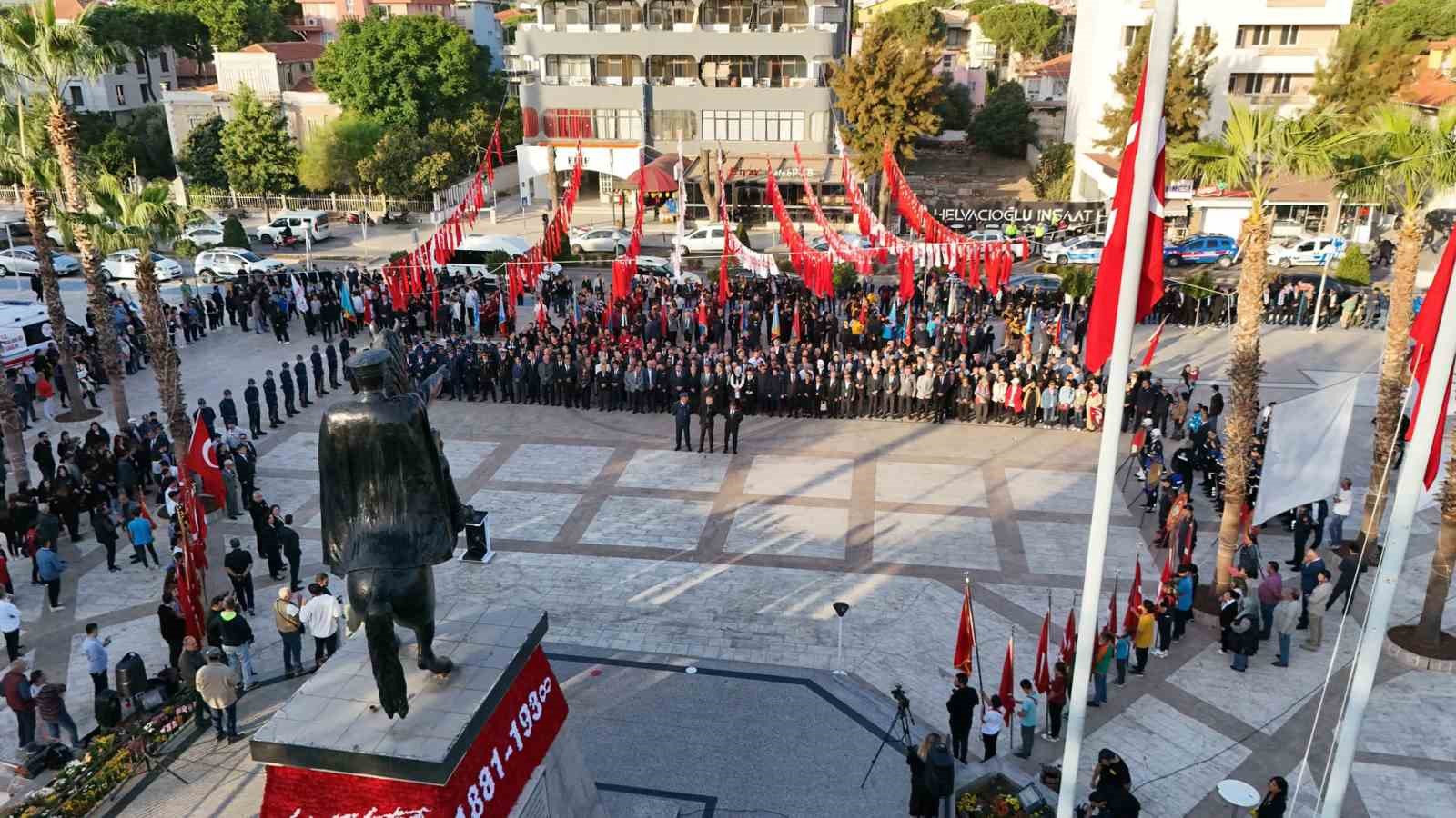 Milas’ta Atatürk törenle anıldı