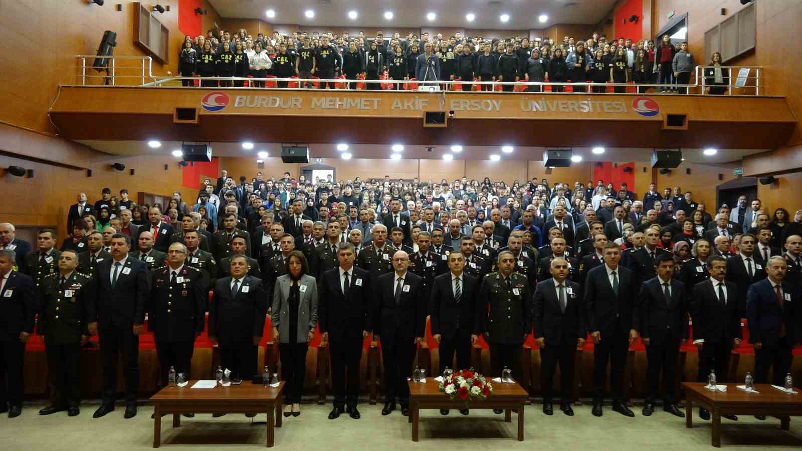 Atat&uuml;rk, &ouml;l&uuml;m&uuml;n&uuml;n 85&rsquo;inci yılında Burdur&rsquo;da t&ouml;renlerle anıldı
