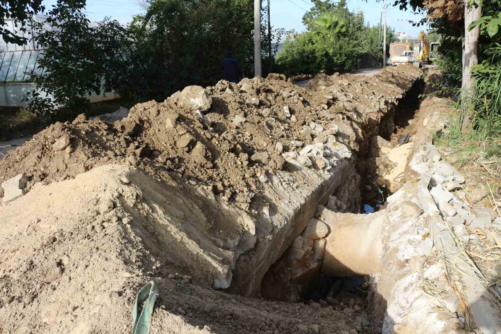 ASAT’dan Serik Yukarıkocayatak Mahallesi’ne yeni içme suyu hattı