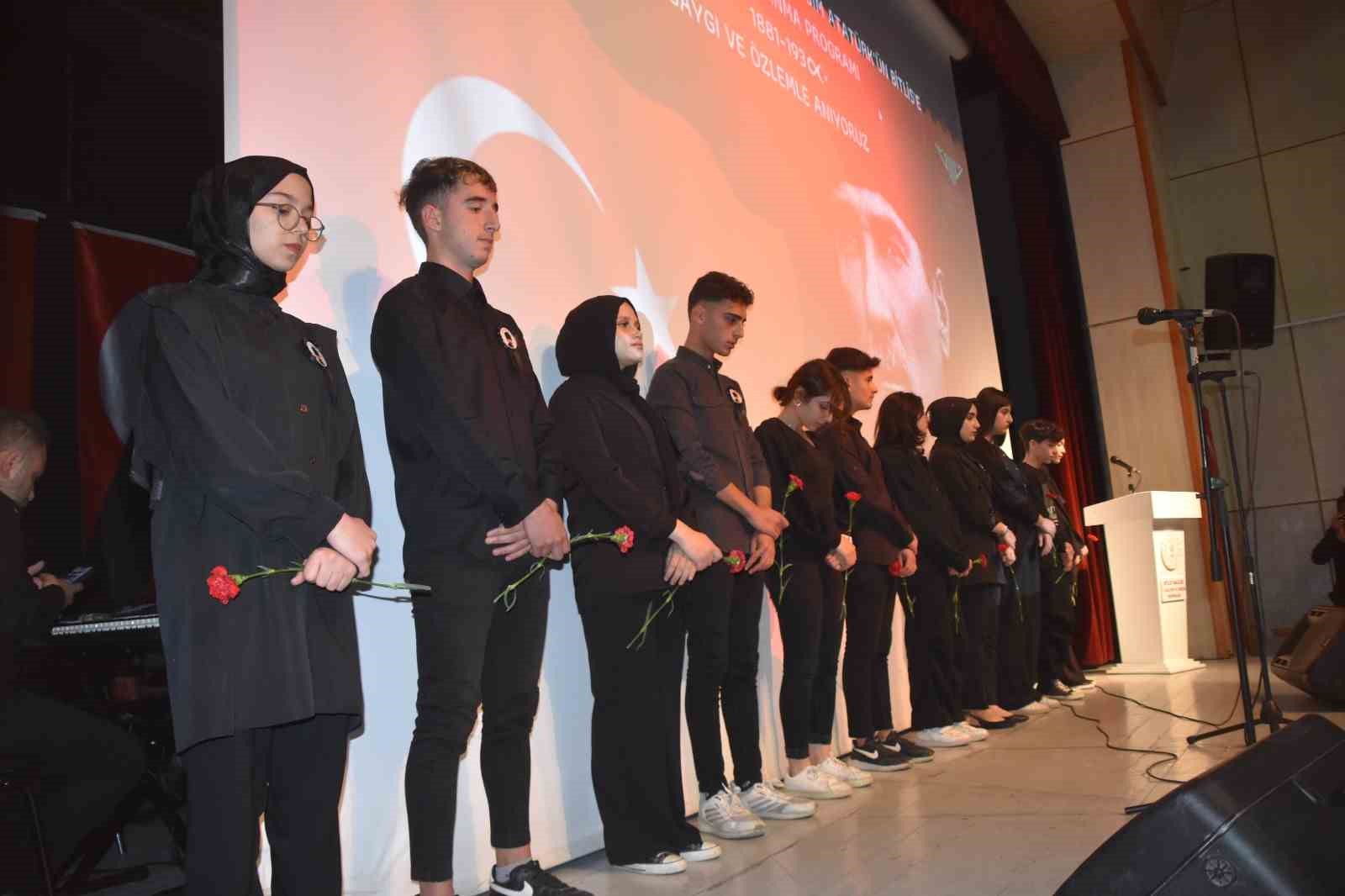 Bitlis&rsquo;te 10 Kasım Atat&uuml;rk&rsquo;&uuml; anma programı
