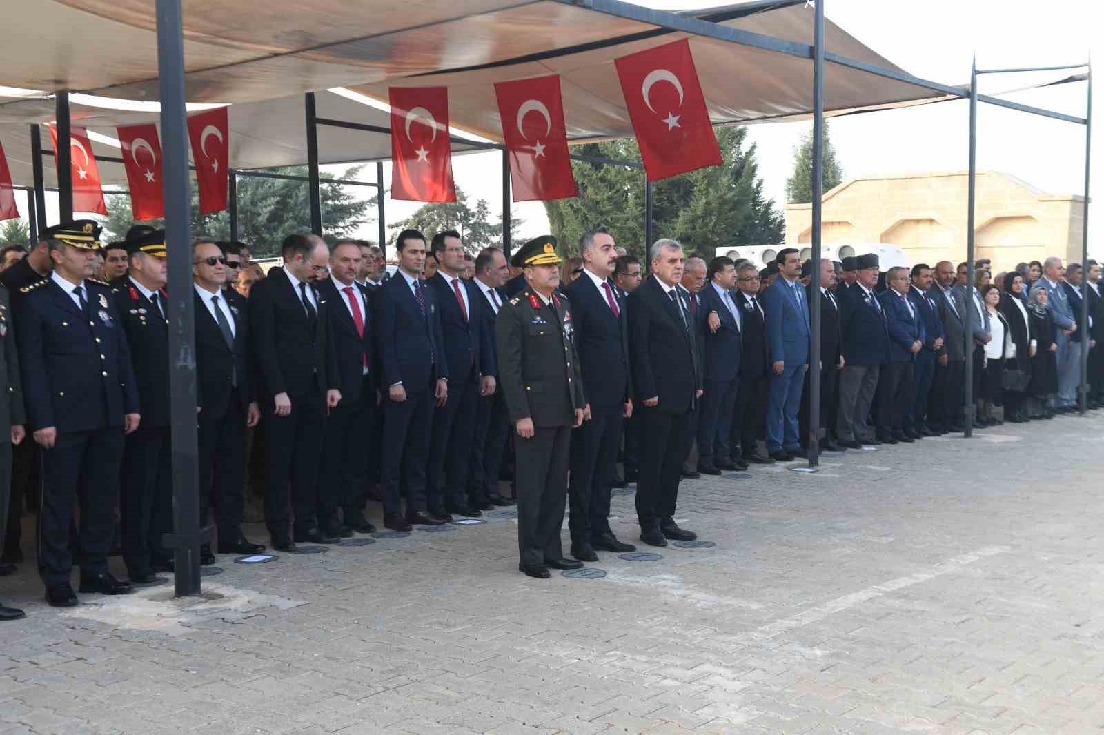 Şanlıurfa’da 10 Kasım Atatürk’ü Anma programı düzenlendi