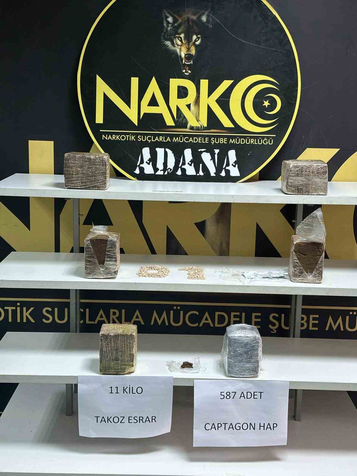 Evinde 11 kilogram plaka esrar çıkan torbacı tutuklandı