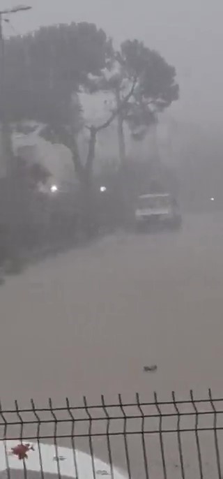 Balıkesir&rsquo;de ceviz b&uuml;y&uuml;kl&uuml;ğ&uuml;nde dolu yağışı oldu
