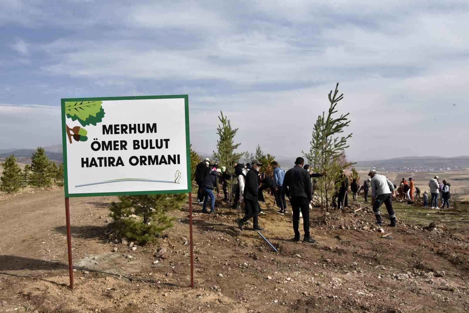 Ömer Dede’nin adı 2 bin 23 fidanla yaşatılacak