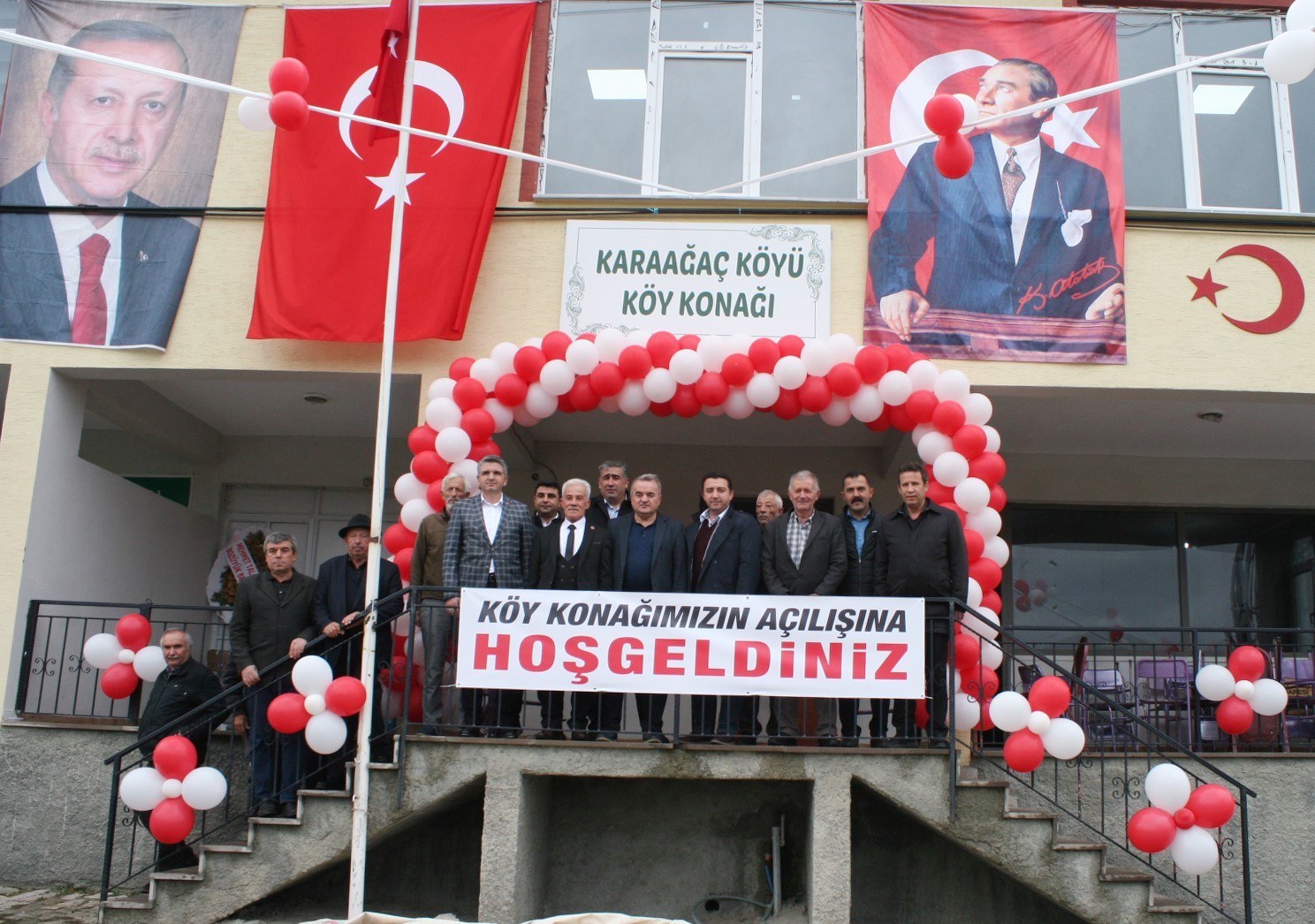 Köy konağı törenle hizmete açıldı