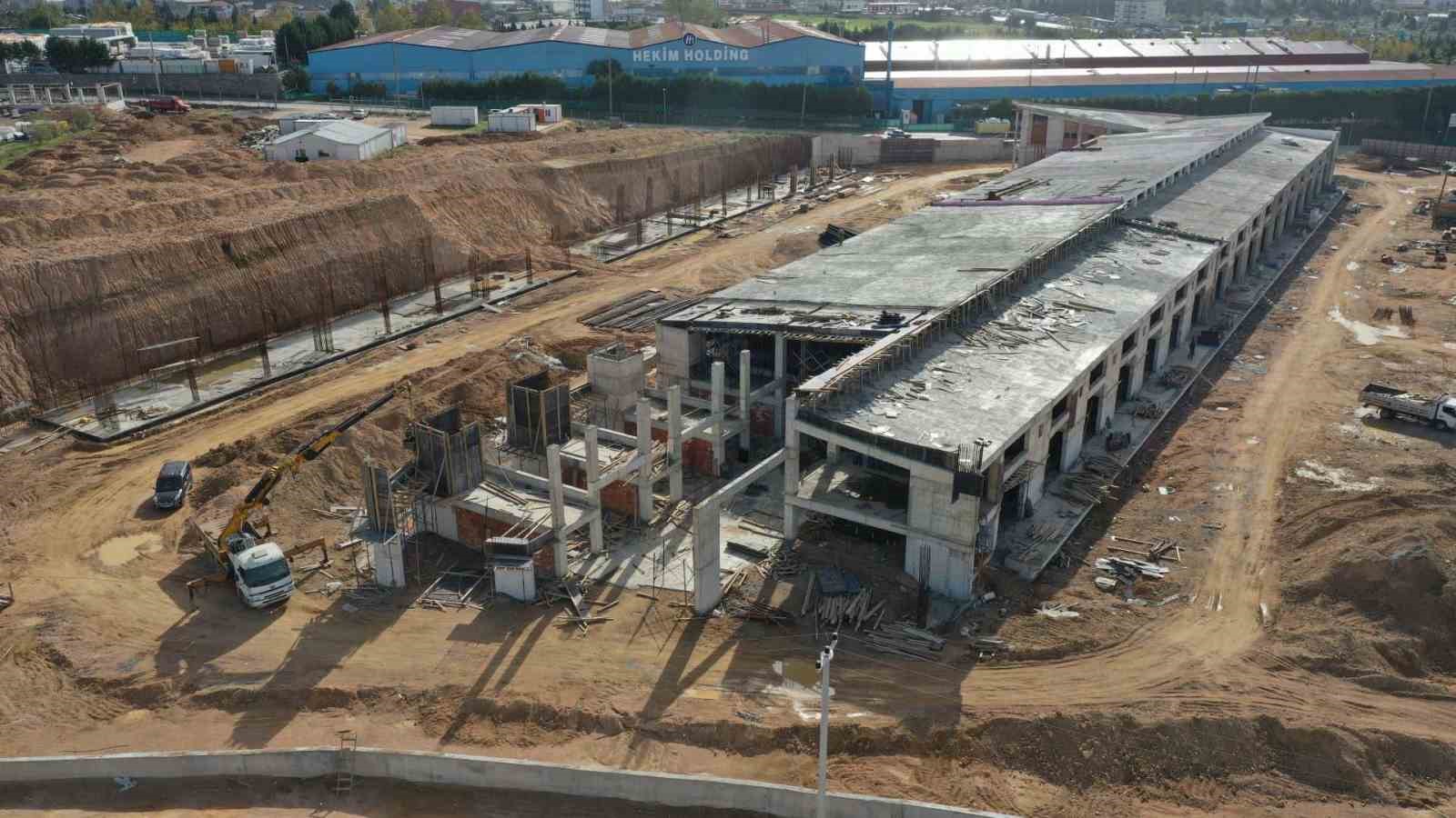 Yeni hal binası şekilleniyor
