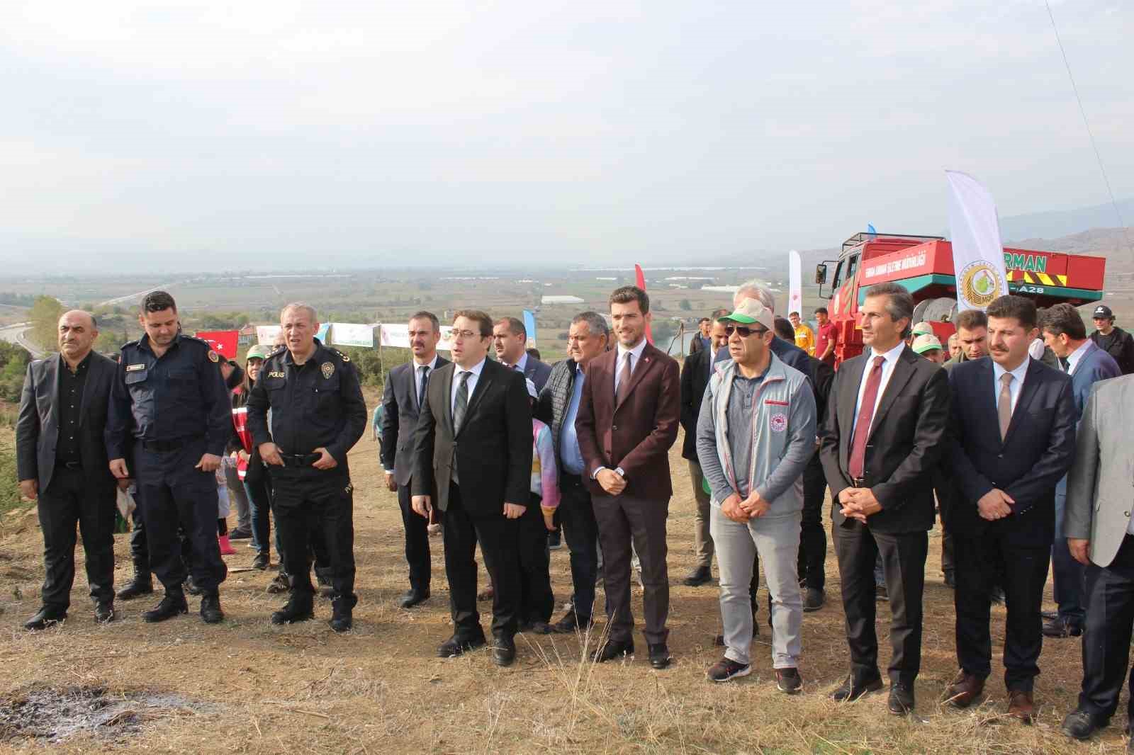 Erbaa’da 6 bin fidan toprakla buluştu