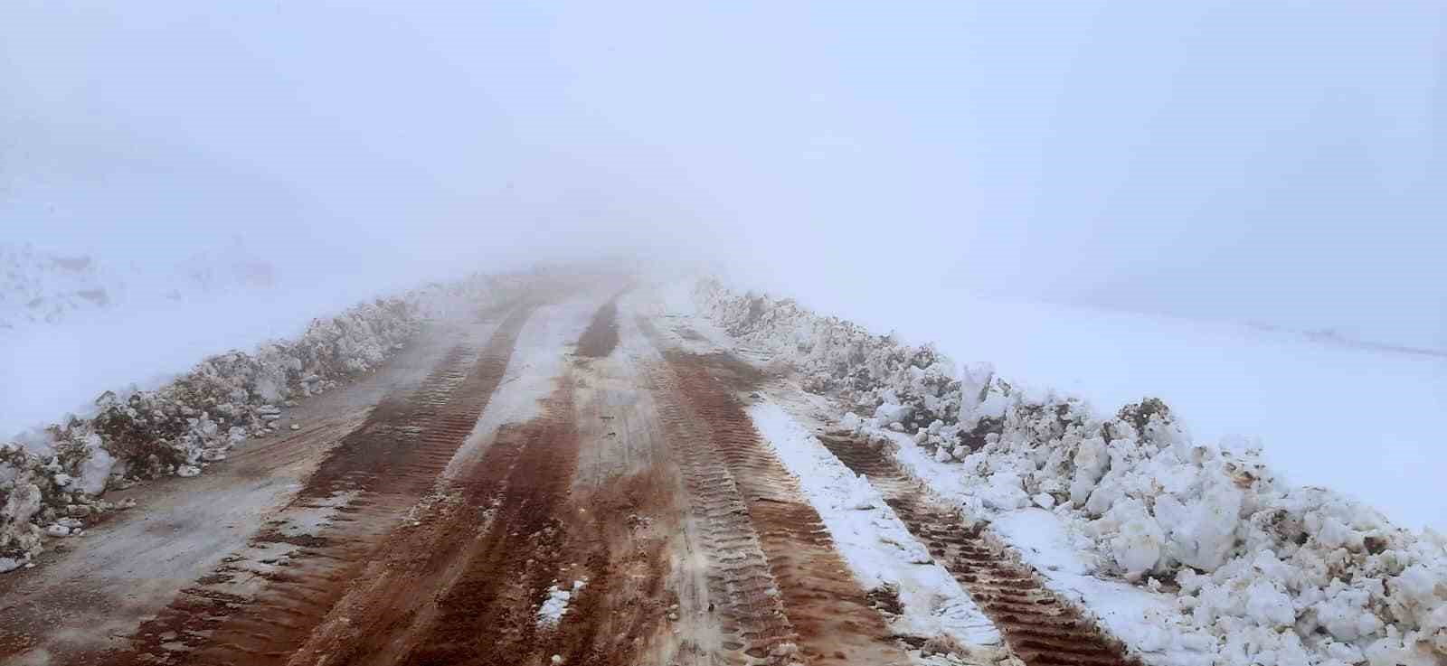 Bingöl’de 2 bin 500 rakımlı tepe beyaza büründü