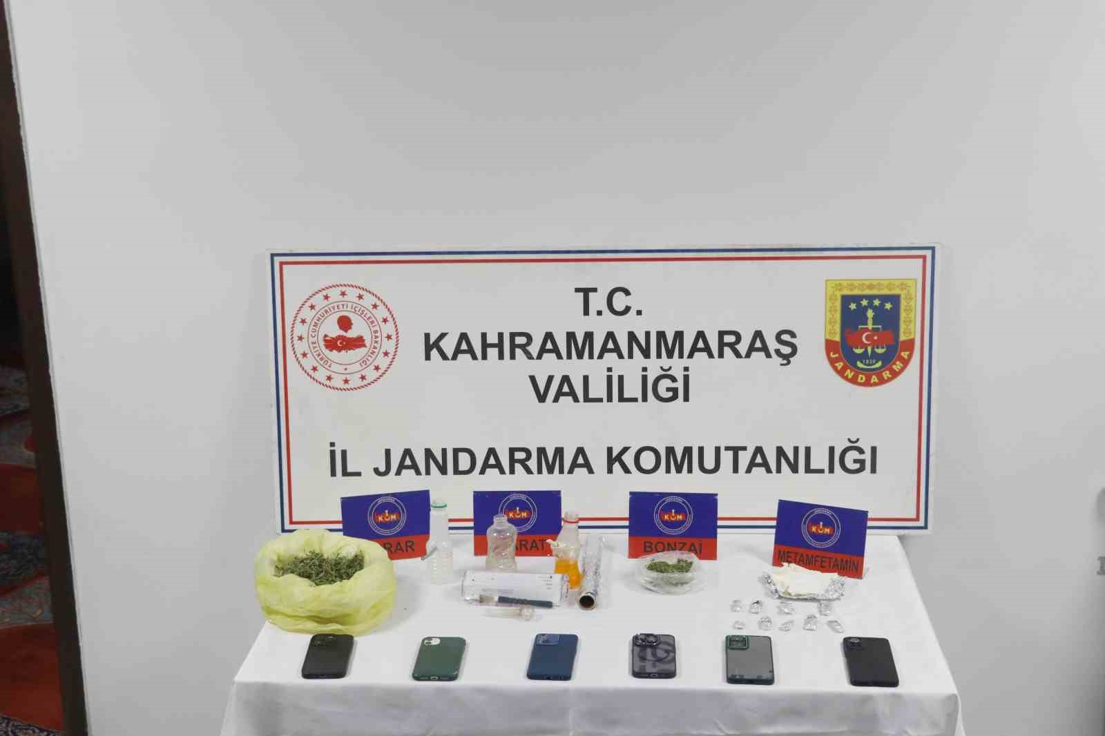 Kahramanmaraş’ta uyuşturucuya 7 tutuklama