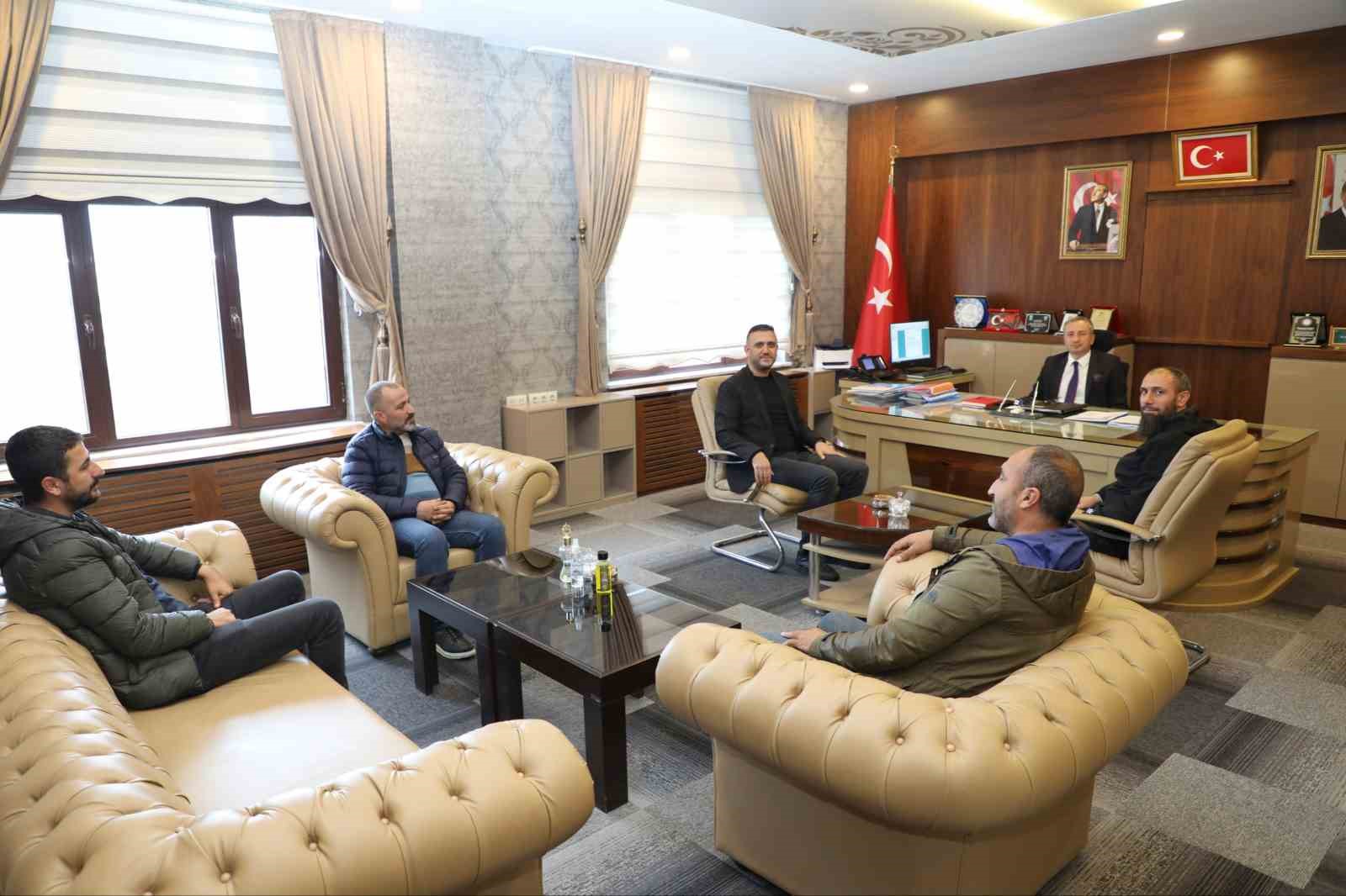 Ağrı Çalışan Gazeteciler Cemiyetinden İl Milli Eğitim Müdürü Kökrek’e ziyaret