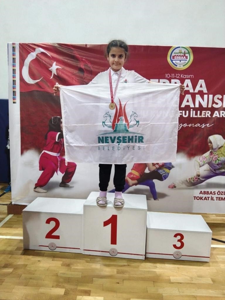 Nevşehirli sporcu şampiyonaya damga vurdu