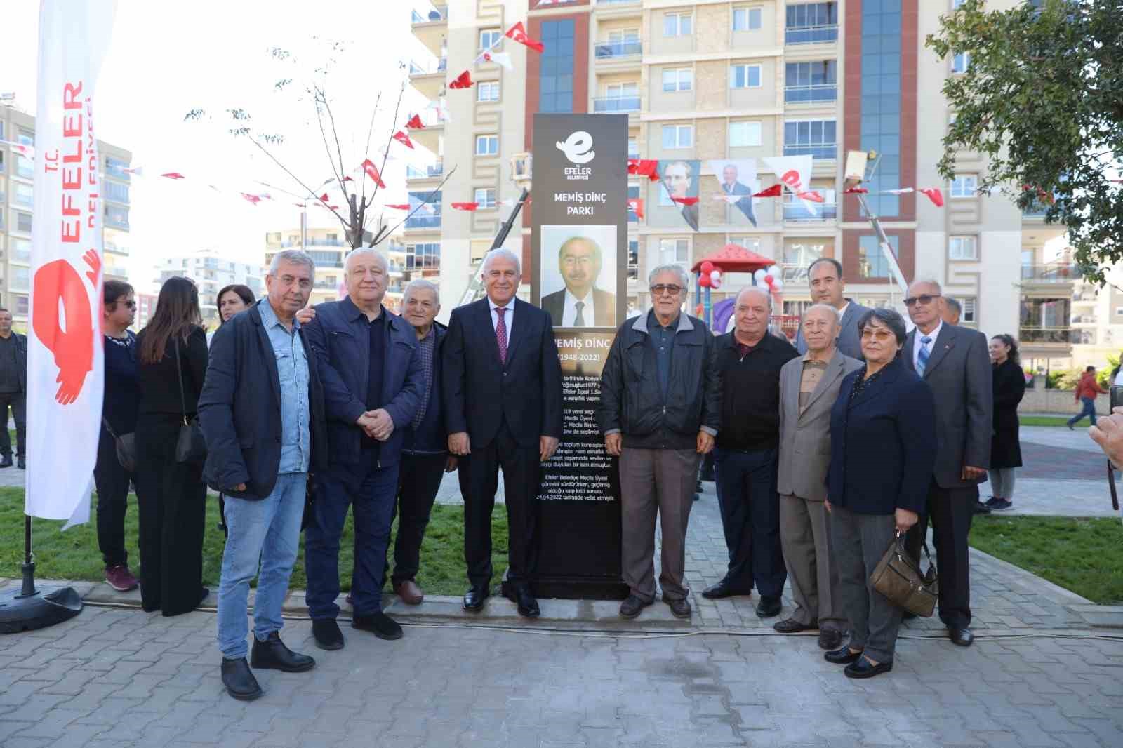 Efeler’de Memiş Dinç Parkı hizmete açıldı