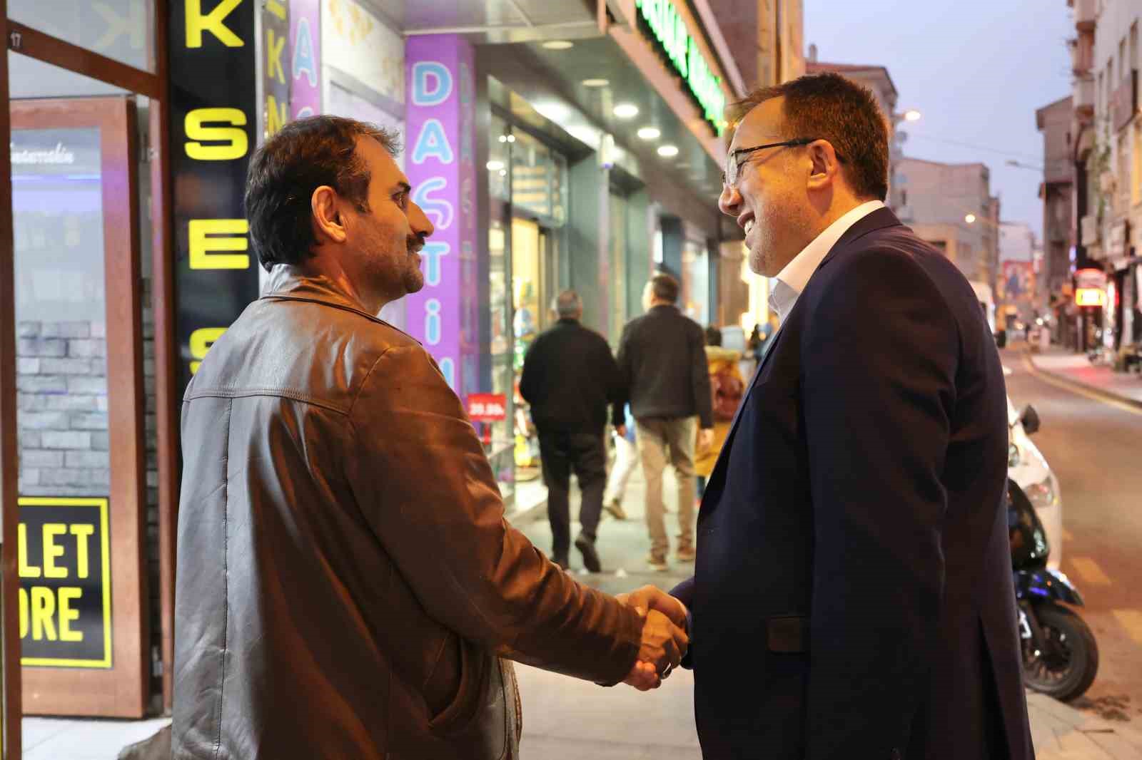 Belediye Başkanı Savran esnafların sorunlarını dinledi
