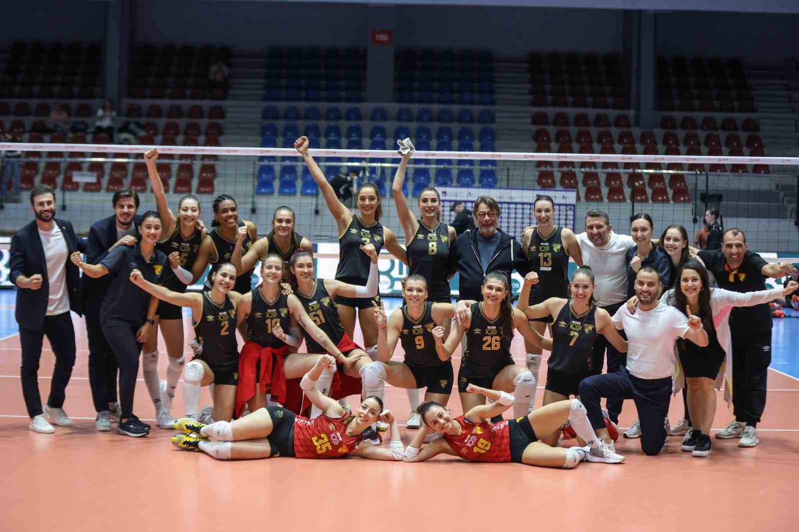 Göztepe Voleybol’dan üç maçlık galibiyet serisi