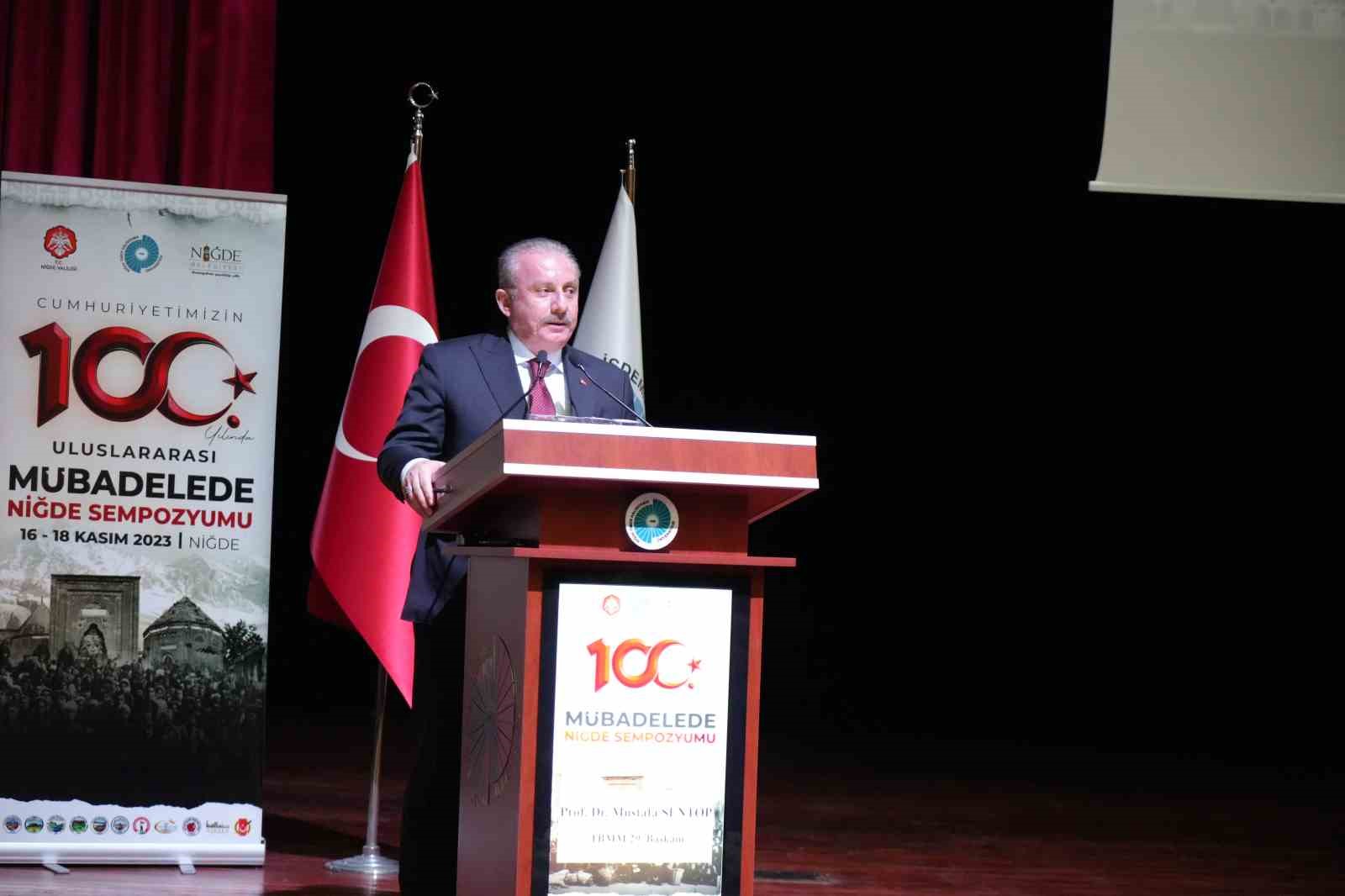 Eski TBMM Başkanı Şentop: "Büyük Osmanlı coğrafyasındaki nüfus değişimleri devletimizin ve milletimizin en önemli meselesidir"