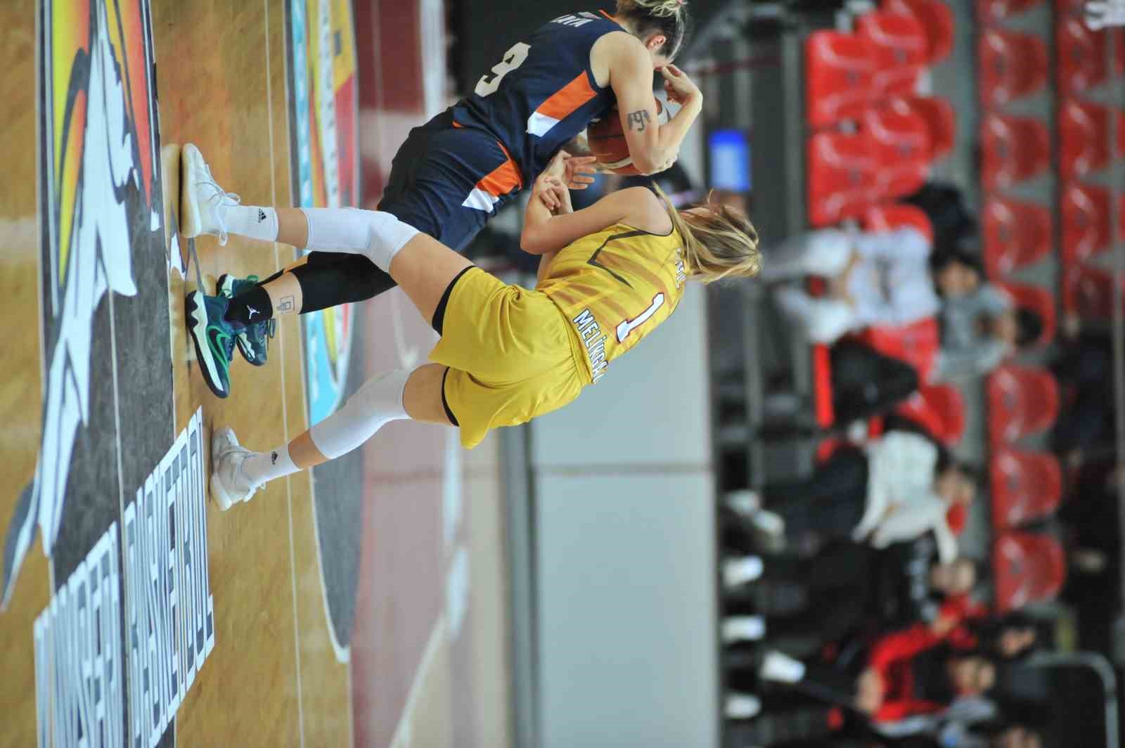 TKBL: Melikgazi Kayseri Basketbol:52 - ÇBK Mersin: 80