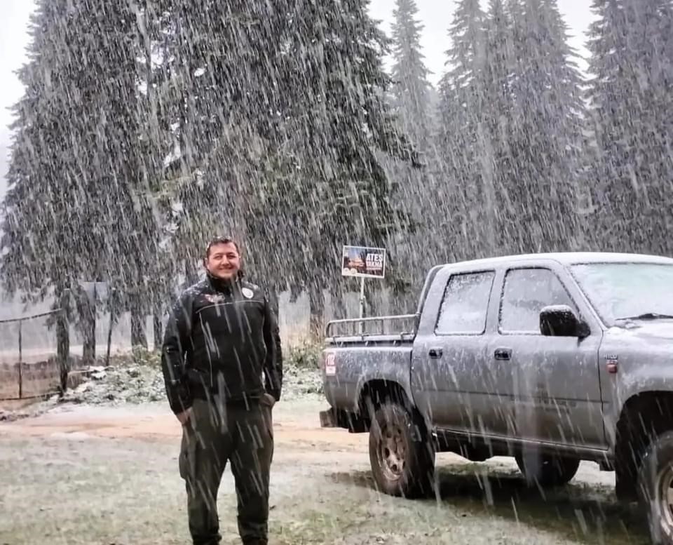 Bartın ve Zonguldak’ta mevsimin ilk kar yağışı başladı 