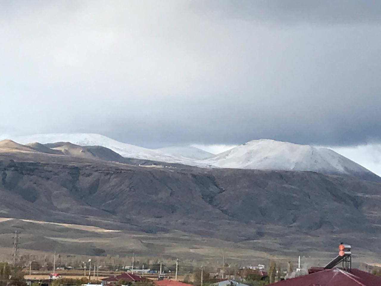 Iğdır’ın yüksek kesimleri yeniden beyaza büründü
