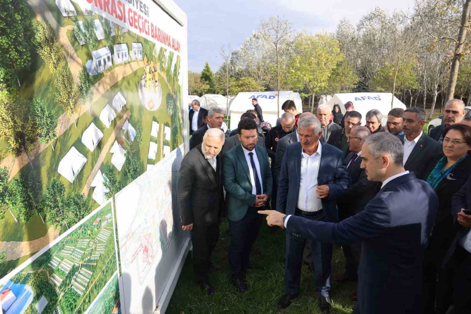 Afete hazırlıkta bir ilk: Geçici barınma alanı yapıldı