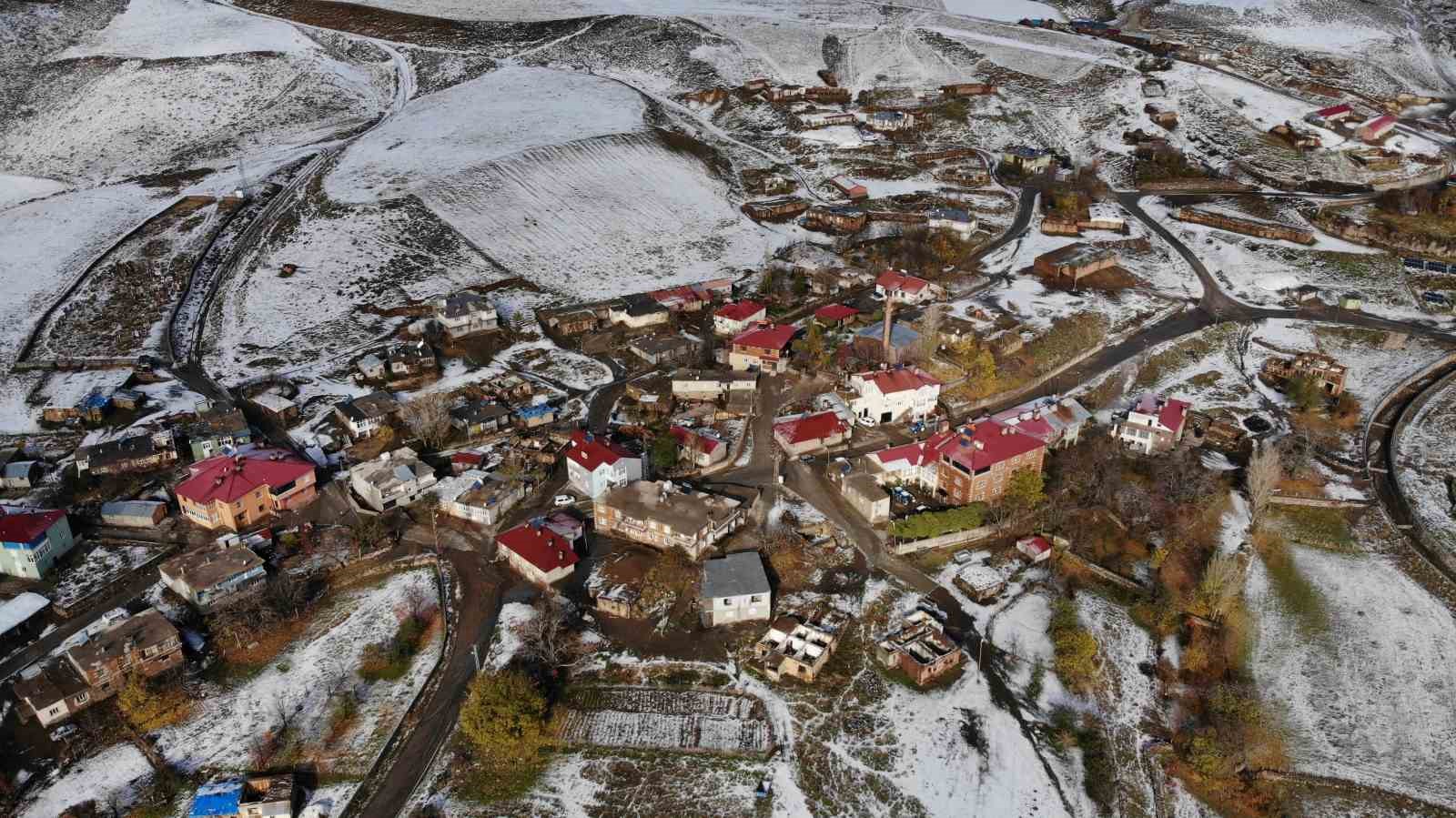 Tatvan’da köyler beyaza büründü