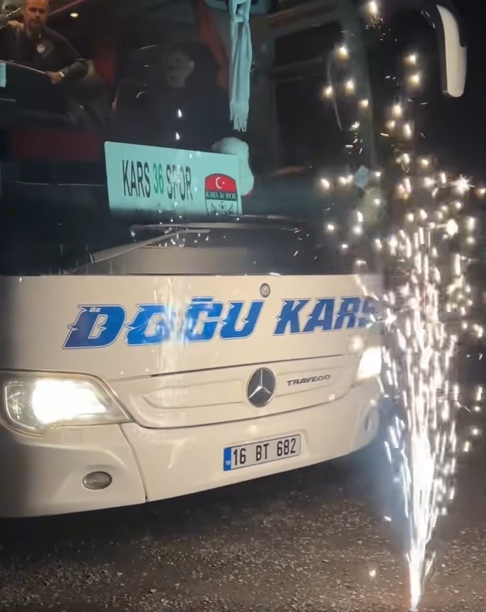 Kars 36 Spor Giresun&rsquo;a hareket etti
