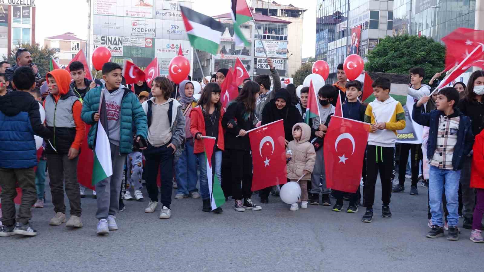 Iğdır’da "Büyük Filistin Yürüyüşü"