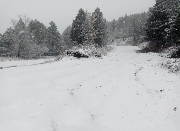Bayrami&ccedil;&rsquo;e mevsimin ilk karı yağdı
