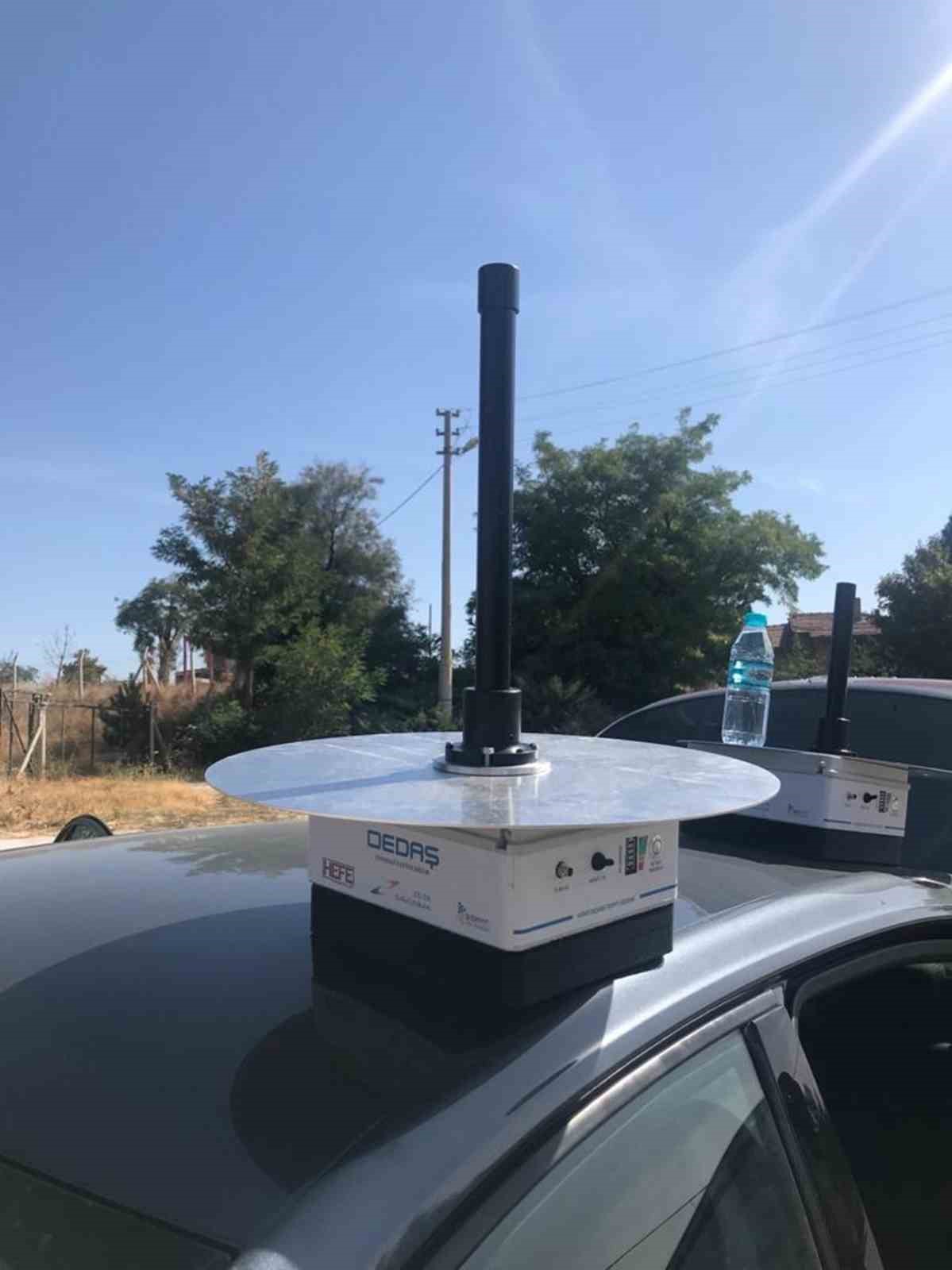 OEDAŞ direklerdeki arızaları seyir halindeki ara&ccedil;tan tespit ediyor
